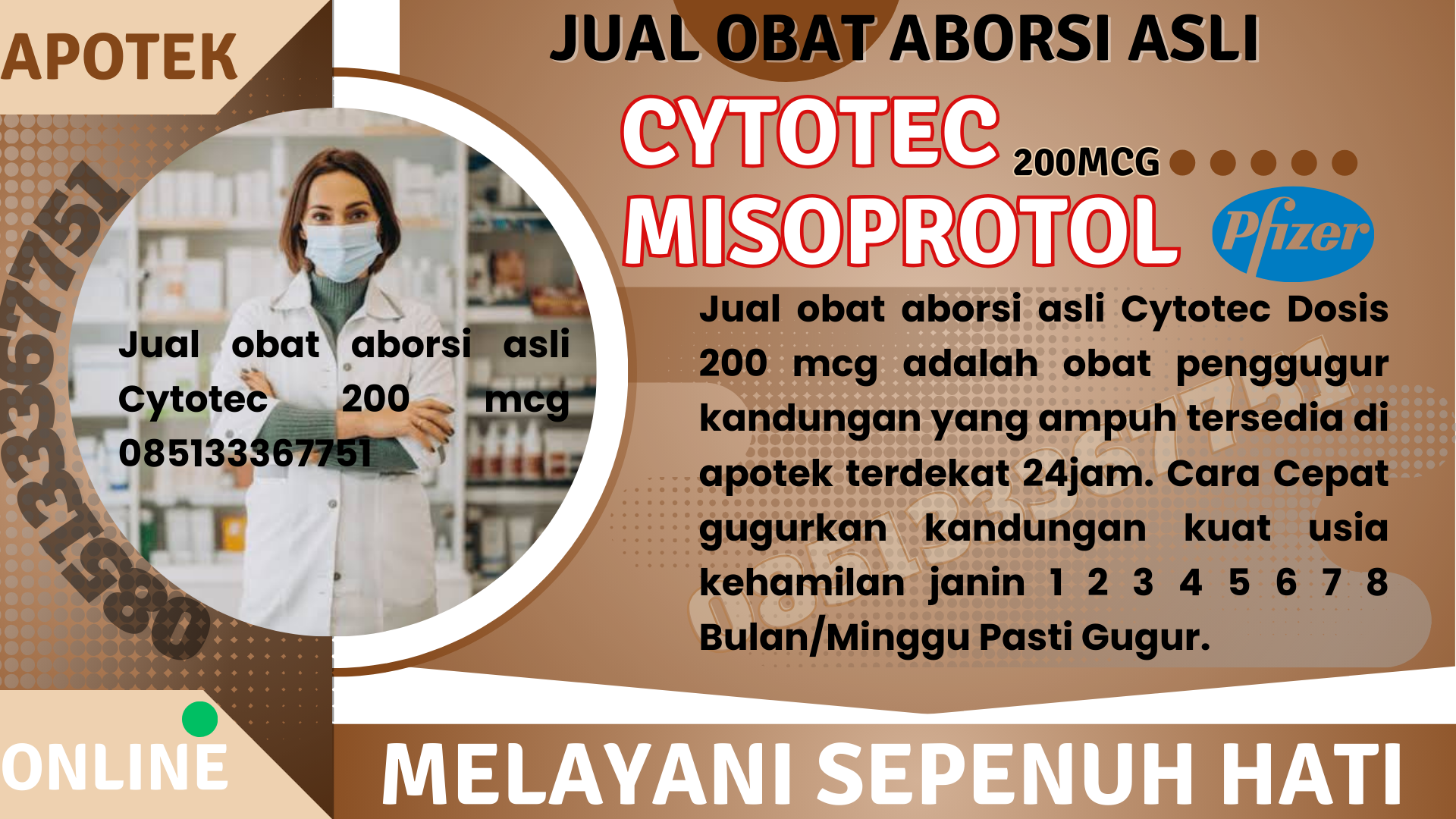 Obat Penggugur Kandungan Cytotec 200mcg Asli: Solusi Aborsi 1–8 Bulan yang Ampuh